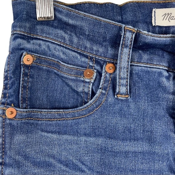 Madewell 9" High Rise Skinny Jeans Stretch faded indigo Size 26 - Picture 4 of 15
